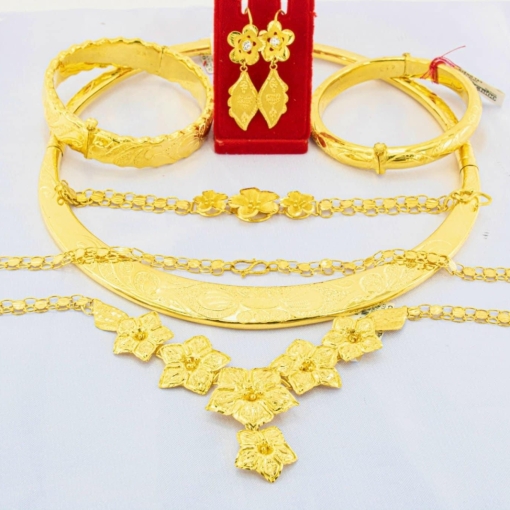 Bộ trang sức cưới vàng 983 KTJ266