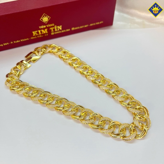 Dây Khoen Lật Full Hột KTJ041