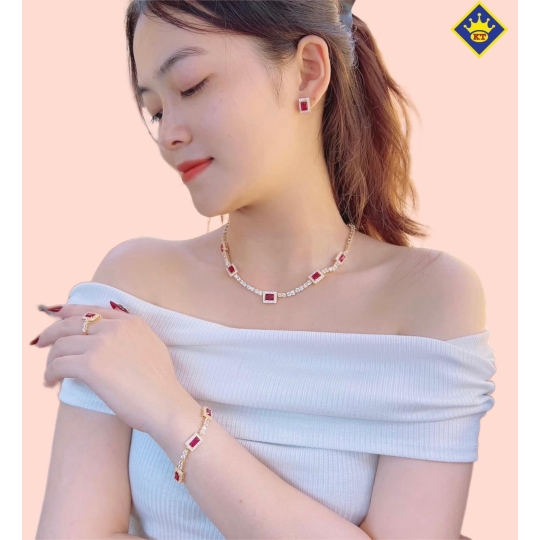 Bộ trang sức nữ Vàng 610 KTJ003