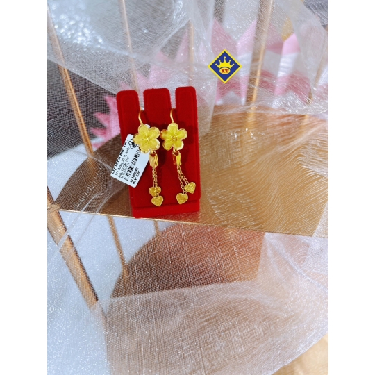 Bông tai vàng 983 KTJ090