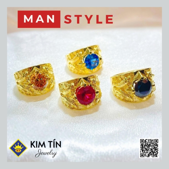 Nhẫn Nam Vàng 610 KTJ016