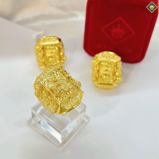 Nhẫn Nam Vàng 610 KTJ049